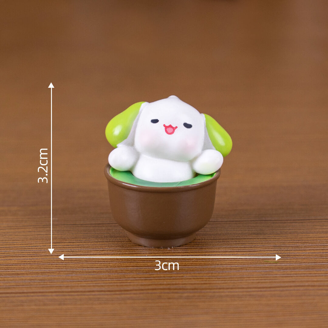 A214-Donut de resina con perrito (juego de emparejar colores)