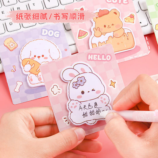 A251-Cartoon Sticky Note Pad (9 Square Game)