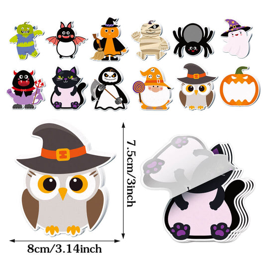 H03-Halloween Sticky Note Pad (Cube Game)