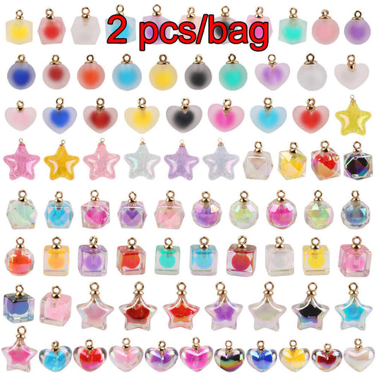 A128-Resin Pendants Mixed (9 Square Game)