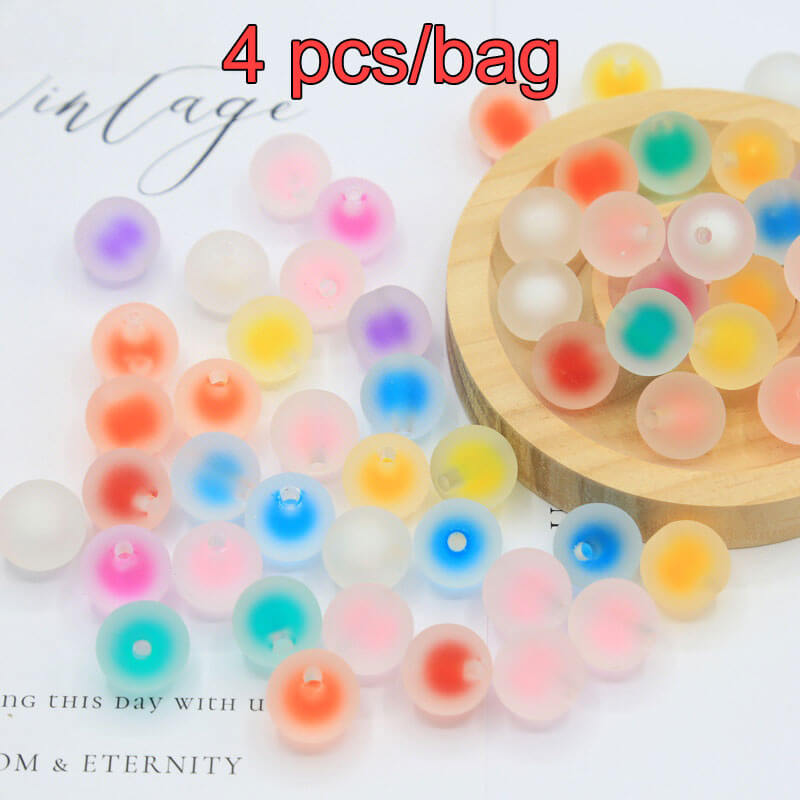 A150-(16mm)Cuentas táctiles de acrílico con forma de corazón de azúcar (juego de 9 cuadrados)