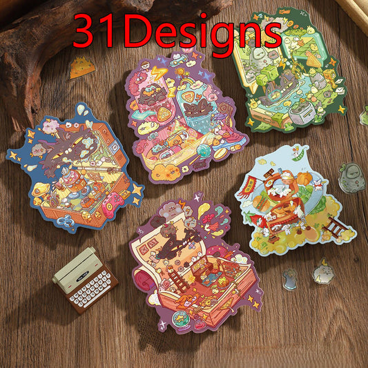 A196-Mini World 3D Stickers 4 (Matching Game)