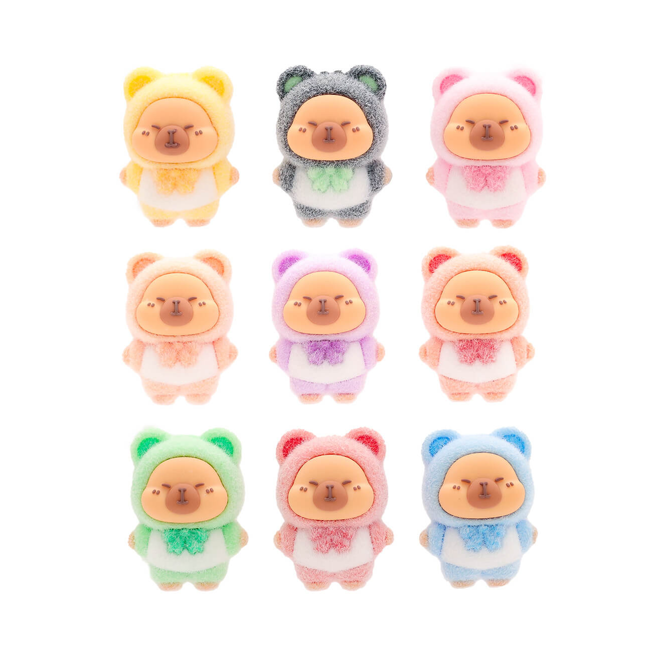 A215-Capibara Afelpado (Juego de Combinación de Colores)