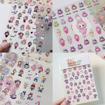 A223-BUBU Nail Sticker (Matching Game)