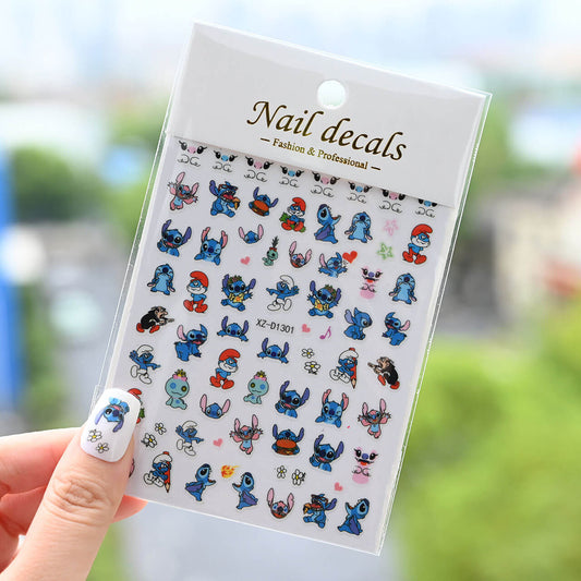 A224-Stitch Nail Sticker (Matching Game)