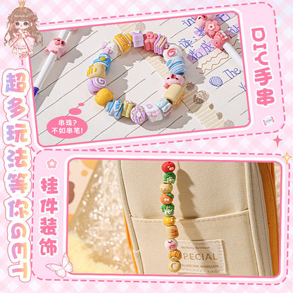 A240-Pulsera con bolígrafo borrable de tinta azul (Juego de combinar colores)