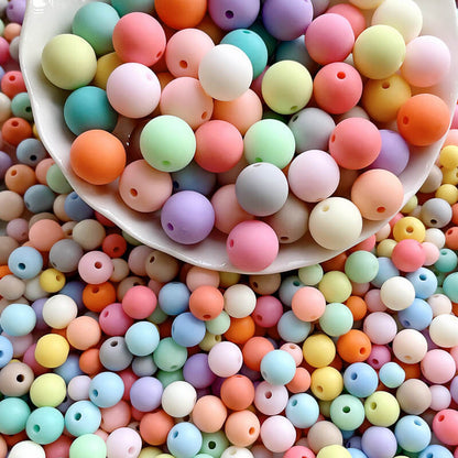 A257-Cuentas acrílicas de macarrón (12-18MM) (juego de 9 cuadrados)