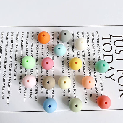 A257-Cuentas acrílicas de macarrón (12-18MM) (juego de 9 cuadrados)