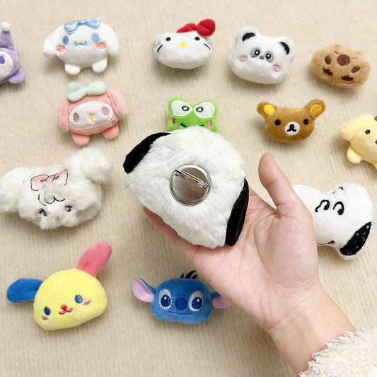 A286-Pinzas de peluche mixtas (juego de combinación de colores)