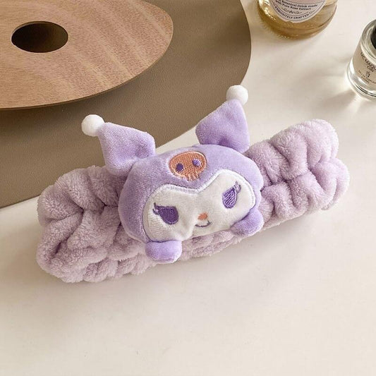 A288-Diadema de peluche surtida (Juego de combinación de colores)