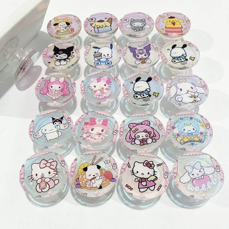 A51-Popsockets acrílicos (juego de 9 cuadrados)