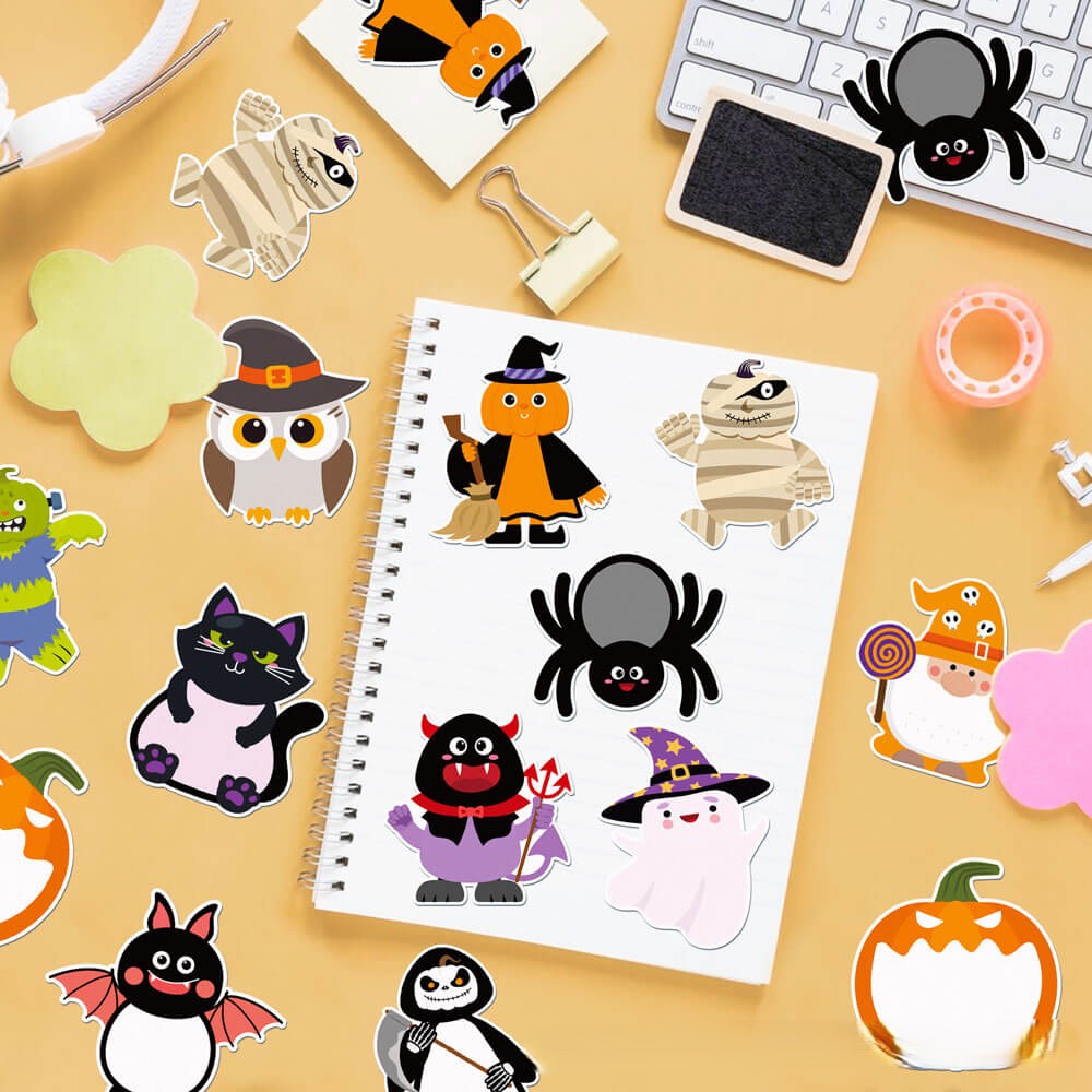 H03 ハロウィン付箋（色合わせゲーム）
