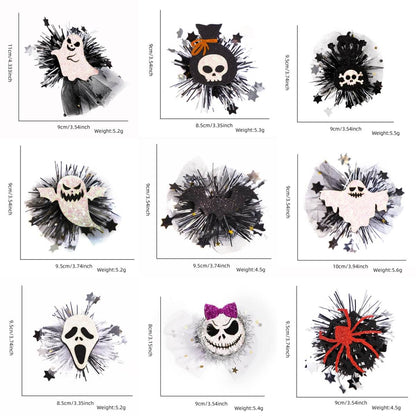 H09-Pinza para el pelo de Halloween 18 diseños (Juego de correspondencias)